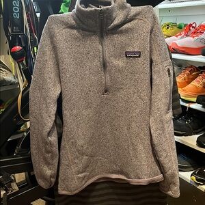 Patagonia Heathered Gray Fleece Pullover
